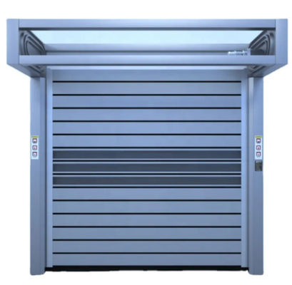 Exterior Fast Aluminum Rolling High Speed Spiral Door Power Supply 220V/50HZ Long Lasting
