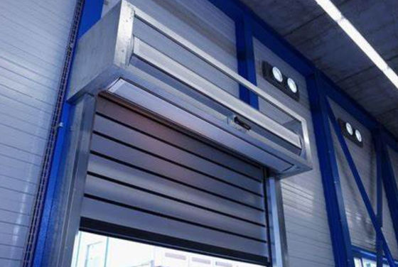 Aluminum Transparent High Speed Spiral Door Wind Resistance ≤2.0KN/m2 &amp; Performance High Speed With Factory Direct sale