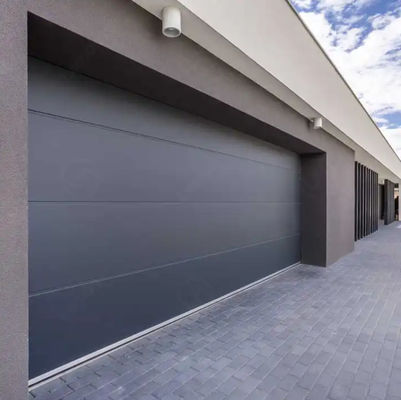 Customized Overhead Sectional Door with White Colour and Safety Edge Modern Steel Sectional Garage Doors Industrial Door