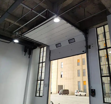 Finger Protection Insulated Sectional Doors Automatic Motor