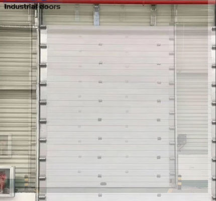 Wind Resistant Overhead Sectional Door Customized Noise Reduction Insulation Modern Design