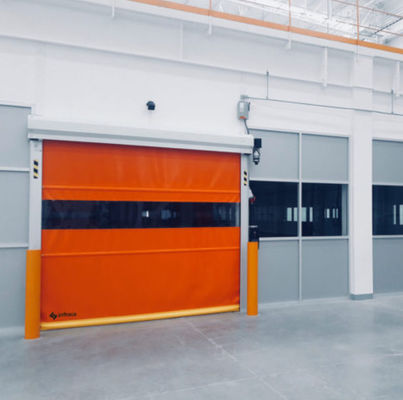 High Safety Security Rapid Roller Doors Customized Promotion Fast Fabric Roll Up Wind Proof