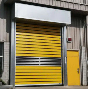 Aluminum Transparent High Speed Spiral Door Safety and Efficiency for Industrial Needs Fast Metal High Speed Overhead