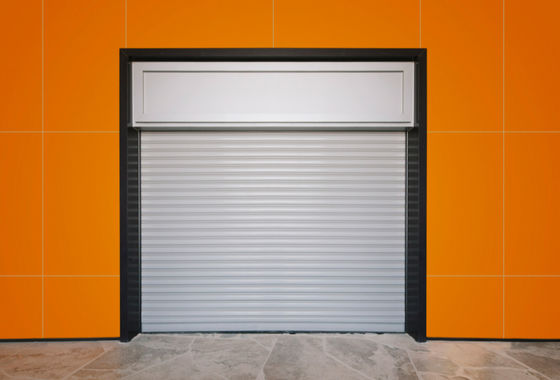 High Security High Speed PVC Roll Up Rapid Shutter Door 304 Stainless Steel Interior Aluminum Zippe