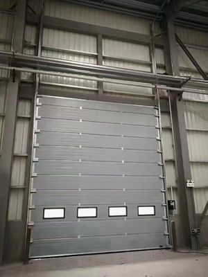 Aluminum Transparent High Speed Spiral Door for Safety Efficiency and Aluminum Alloy  Industrial Rolling Up Door