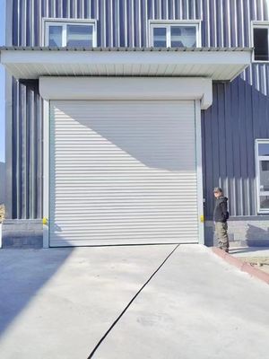 Aluminum Transparent High Speed Spiral Door for Safety Efficiency and Aluminum Alloy  Industrial Rolling Up Door