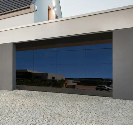 Waterproof High Safety Water Tightness Class 3 Transparent Garage Door Glass Sectional Garage Door Customized As Order
