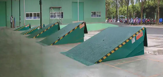 Stationary Hydraulic Powered Loading Dock Leveler With Customizable Deck Height And Platform Size Container Loading
