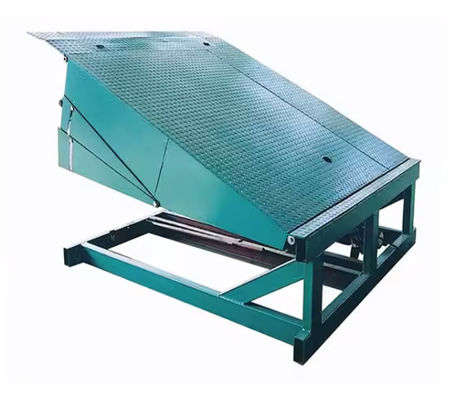 Stationary Hydraulic Powered Loading Dock Leveler With Customizable Deck Height And Platform Size Container Loading