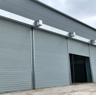 Logistics Park Channel Used PLC Control Aluminum High Speed Spiral Door 0.8m/s Opening Speed Wind Resistance≤2.0KN/m2