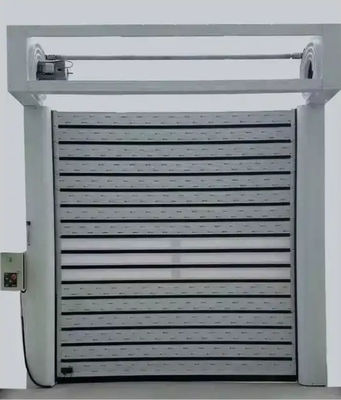 Efficient Aluminum High Speed Spiral Door with PLC Control 0.8m/s Opening Speed -20℃~50℃ Temp.