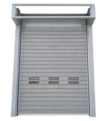 Modern Design Aluminum Alloy PLC Controlled Spiral Door 0.8m/s Opening and Closing Speed 0.75KW Motor Power