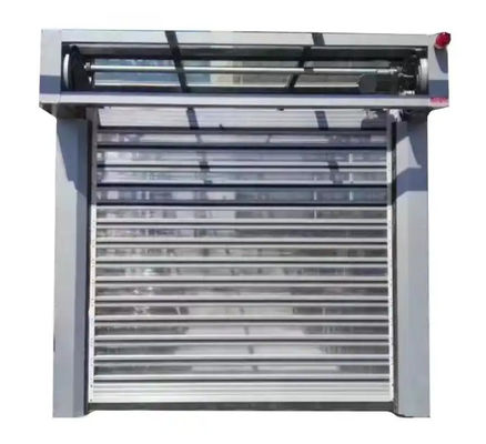 Aluminum Alloy High Speed Spiral Door With Photoelectric Sensor 220V/50HZ Power Supply For Workshop With Finished Surface