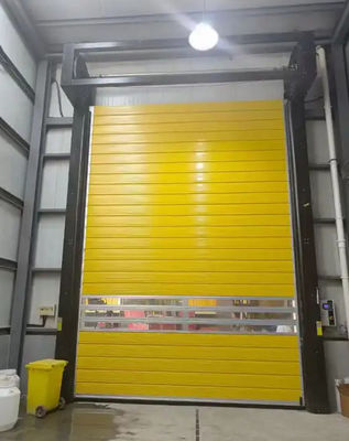 Aluminum Alloy High Speed Spiral Door With Photoelectric Sensor 220V/50HZ Power Supply For Workshop With Finished Surface