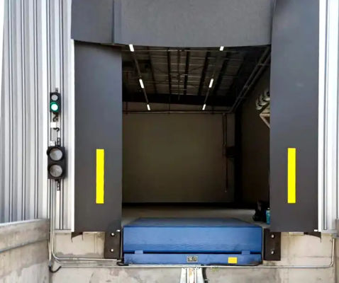 Wear-resistant Fabric Loading Dock Shelters Customized Color High Durability Industrial Dock Shelter Sponge Dock Seal