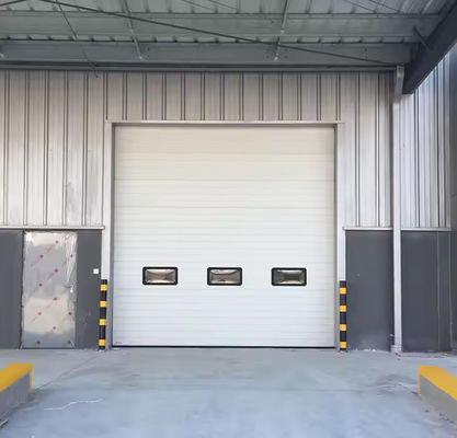 Optional Ventilation Steel Insulated Sectional Doors For Customized Needs Galvanized Steel Insulated Garage Door