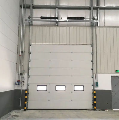Optional Ventilation Steel Insulated Sectional Doors For Customized Needs Galvanized Steel Insulated Garage Door