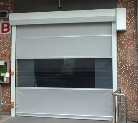 Security Steel Roller Doors With Thermal Insulation Low Maintenance Noise Reduction Fast Roller Shutter High Speed Door