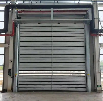 Industrial Aluminum Transparent High Speed Spiral Door Safety And Efficiency In One  Industrial Automatic Rapid Door