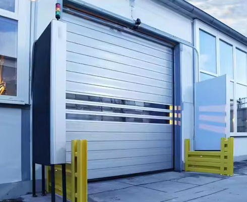 Aluminum Alloy 0.8m/s Opening and Closing Speeds Manufacturing Plant Shutter High Speed Door