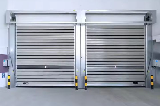 High Speed Motorized Spiral Door With Photoelectric Sensor 0.8m/s Speed And 220V/50HZ Power Supply  Industrial Automatic