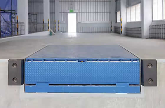 Customizable Lip Length Electric Loading Dock Leveler With Powder Coated Finish And Safety Controls