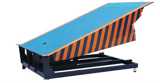 15 000 Lbs Electric Loading Dock Leveler With Safety Chains / On Site Installation Wholesale Cheap Dock Leveller 6ton