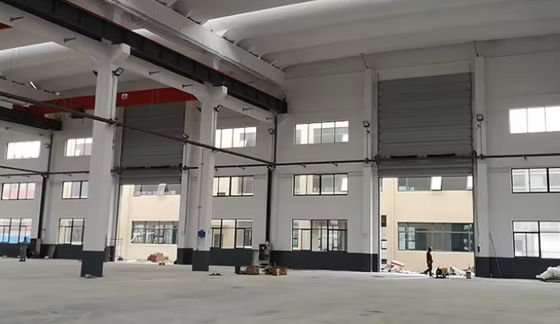 Security White Steel Overhead Sectional Door Insulated Manual/Automatic Operation Wholesale Modern Electric