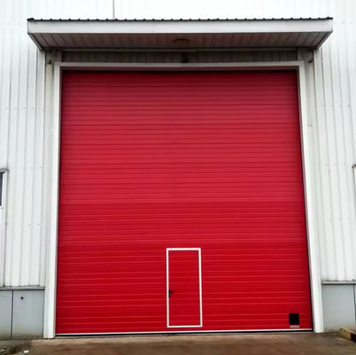 Security White Steel Overhead Sectional Door Insulated Manual/Automatic Operation Wholesale Modern Electric