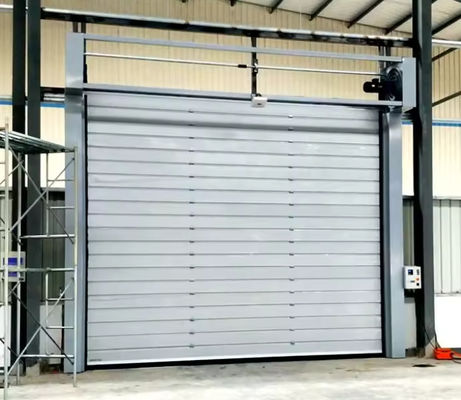 High Speed Spiral Door with PLC Control at 0.8m/s Speed Photoelectric Sensor Safety System