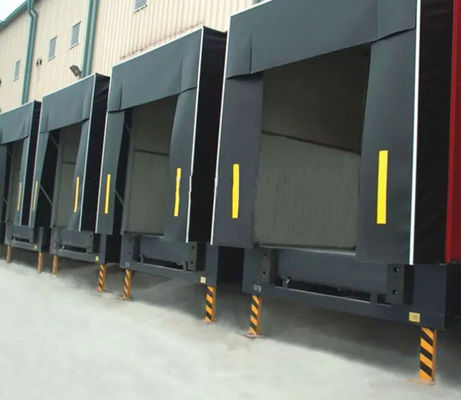 Durability Loading Dock Shelters with Wear Resistant Fabric Easy Installation and Low Maintenance