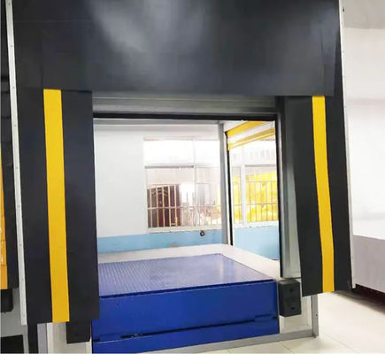 Modern Galvanized Steel Liner Loading Dock Shelters Easy Installation for Element Protection