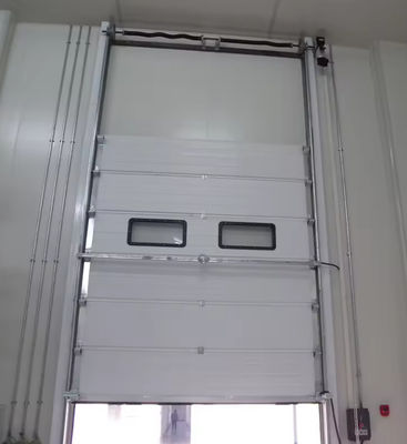 Powder Coated Steel Insulated Sectional Door with Vinyl Weatherstripping and Aluminum sectional garage door