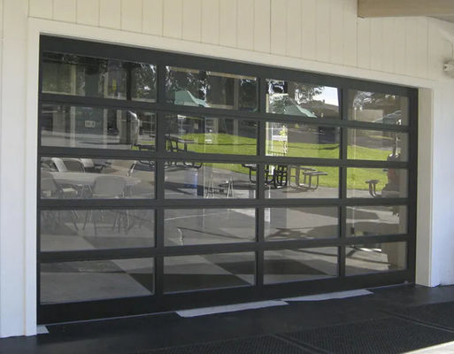 Safety White Aluminum Sectional Door with Excellent Insulation And Elegant Powder Coating 9x8 9x7 16x7