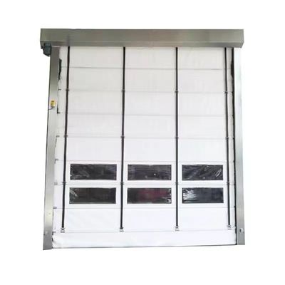 Advanced Security Rapid Roller Door with Thermal Insulation and Weatherproof Design Modern Zipper Door