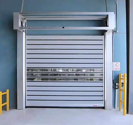 PLC Controlled Speed Spiral Door with 0.8m/s Opening and Closing Speeds at 220V/50HZ Customized
