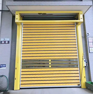PLC Controlled Speed Spiral Door with 0.8m/s Opening and Closing Speeds at 220V/50HZ Customized