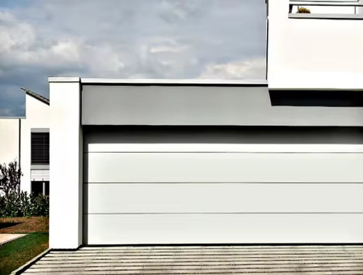 Steel Insulated Overhead Sectional Door with Security Lock Wind Resistant Design and Noise Reducing