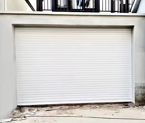 Steel Double Skinned Overhead Sectional Door With Lockable Handle Remote Control Vertical Overhead Garage Roll Door