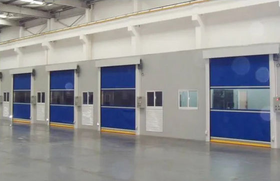 Thermal Insulation Rapid Roller Doors with Easy Installation Automatic Industrial Warehouse Dock Stacking