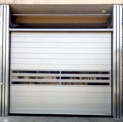 Speed Spiral Door with 0.8m/s Opening 0.75KW Motor Power Photoelectric Sensor Safety System