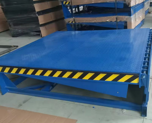 Customizable Electric Dock Leveler with Safety Features On Site Installation Push Button Controls
