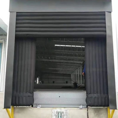Customized Color Loading Dock Shelters Providing Protection from the Elements Warehouse Inflatable PVC