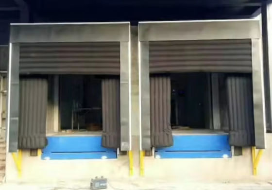Industrial Loading Dock Shelter Weatherproof Cord Fabric Weather Resist Easy Install Dock Seal