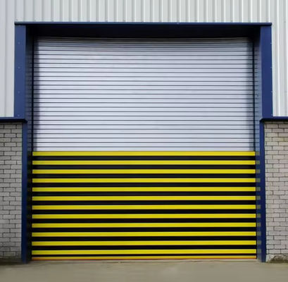 Powder Coated Steel Insulated Sectional Doors with Vinyl Brush Weatherstripping Insulated Overhead