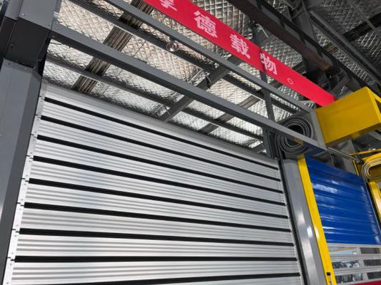 0.8m/s Aluminum Alloy Speed Spiral Door with 220V/50HZ Power Supply Aluminum Metal Autom Shutter Fast