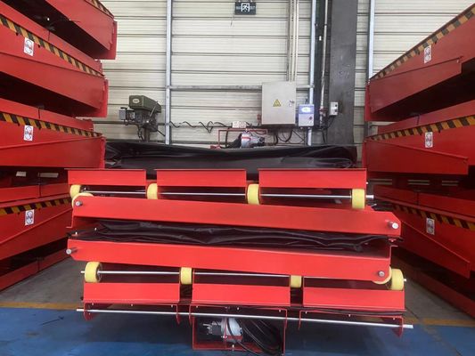 Customizable Electric Hydraulic Loading Dock Leveler Safety Chain Powder Coated Finish