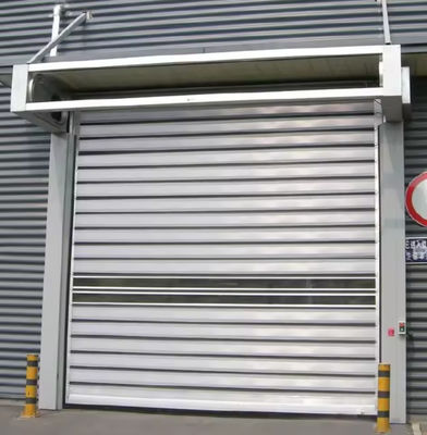 220V/50HZ Safety Photoelectric Sensor Speed Spiral Door -20℃~ 50℃ Opening Wind Resistance Aluminum Rigid High Speed Door