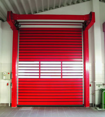 220V/50HZ Safety Photoelectric Sensor Speed Spiral Door -20℃~ 50℃ Opening Wind Resistance Aluminum Rigid High Speed Door