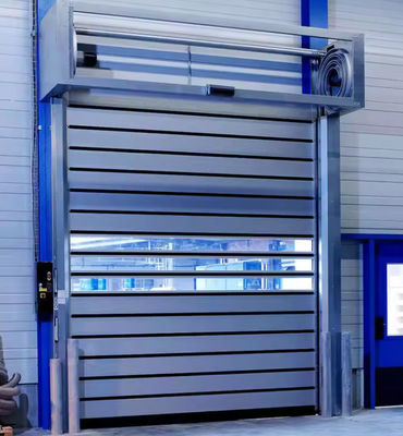 220V/50HZ Safety Photoelectric Sensor Speed Spiral Door -20℃~ 50℃ Opening Wind Resistance Aluminum Rigid High Speed Door